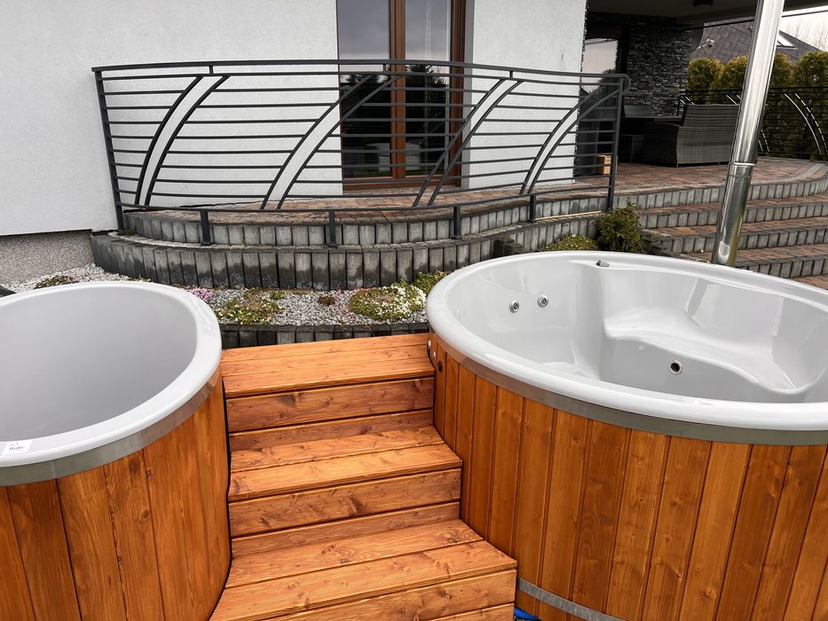 Balia bania ogrodowa gorąca beczka