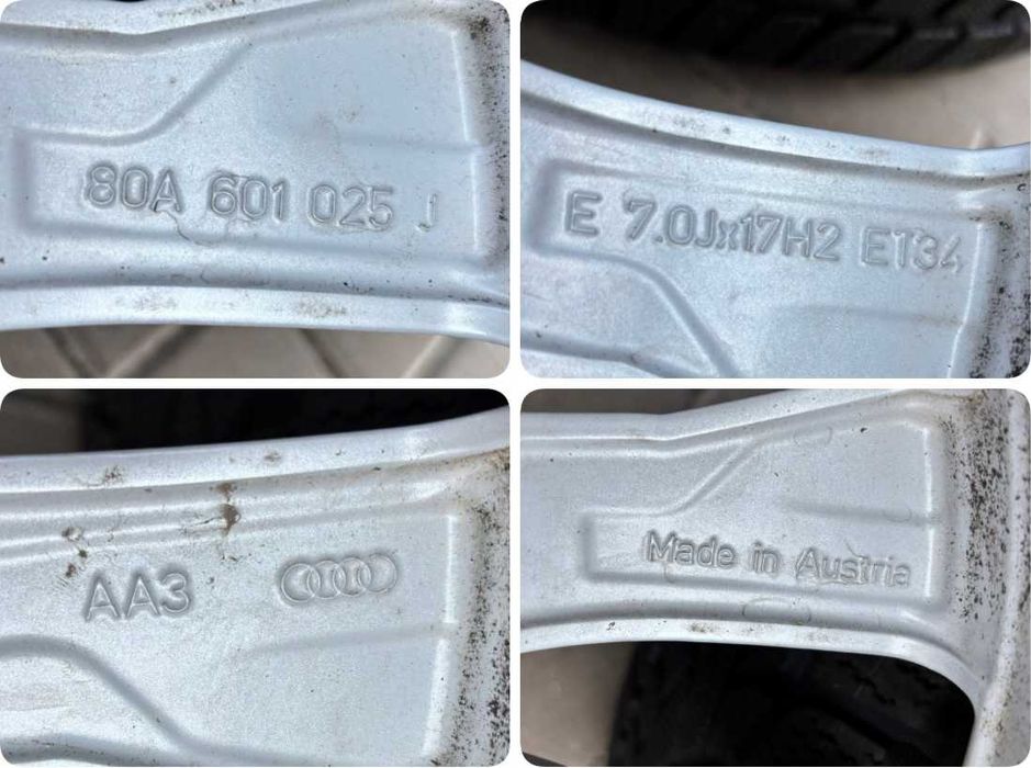 KOŁA ZIMOWE 17 Audi Q5 8R FY GU Mercedes GLC ML W166 235/65R17 5x112