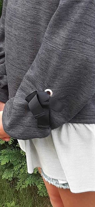 Piękna elegancka bluza sweterek z falbanką ZARA 10 lat