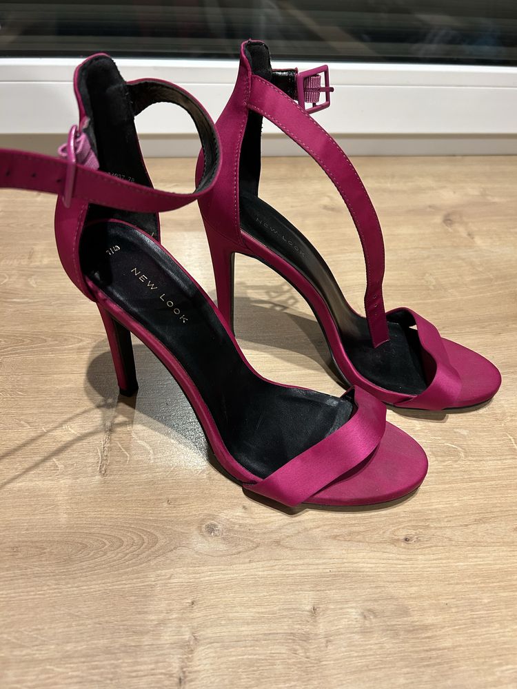 Szpilki obcasy New look Fuksja 40/7 piekne