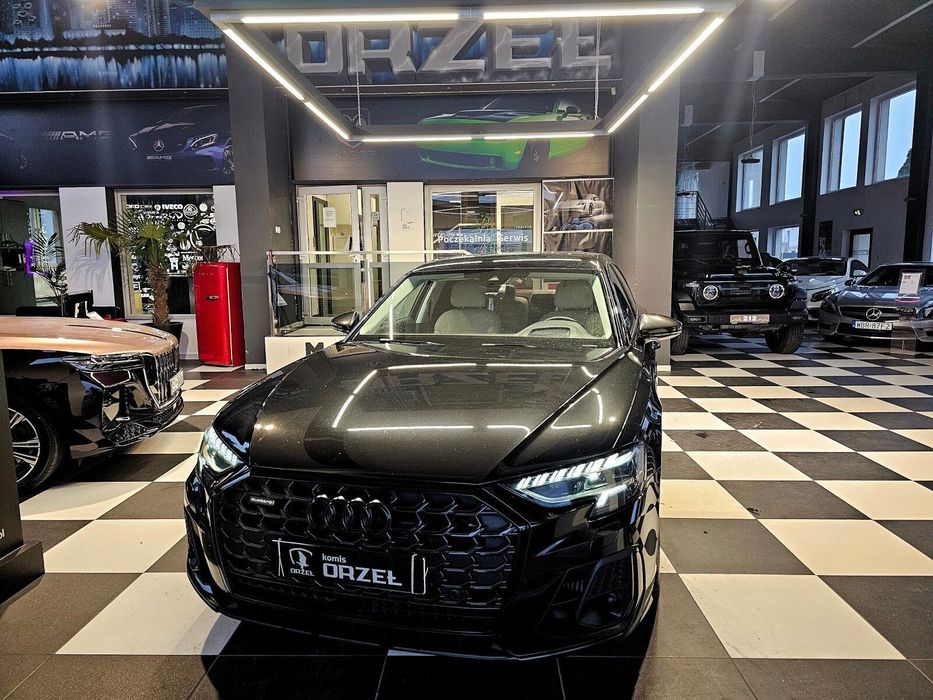 Audi A8 Salon PL/Fvat23/Quattro/Skóra/Android Auto/Car play/Fotele Wentylowane