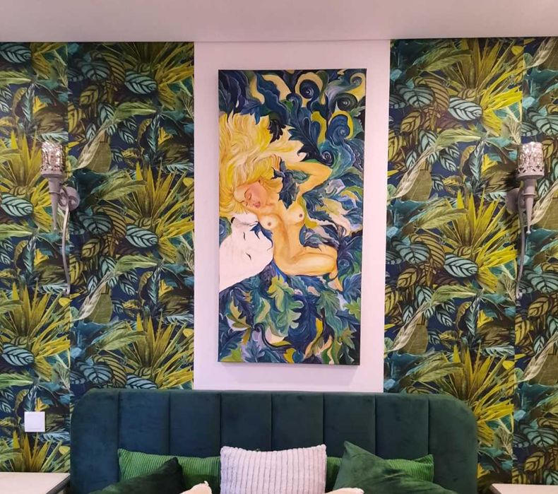 Quadros pintados á mão