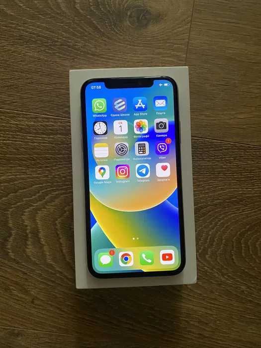 Телефон Iphone X/10 256 gb silver стан ідеальний, все працює