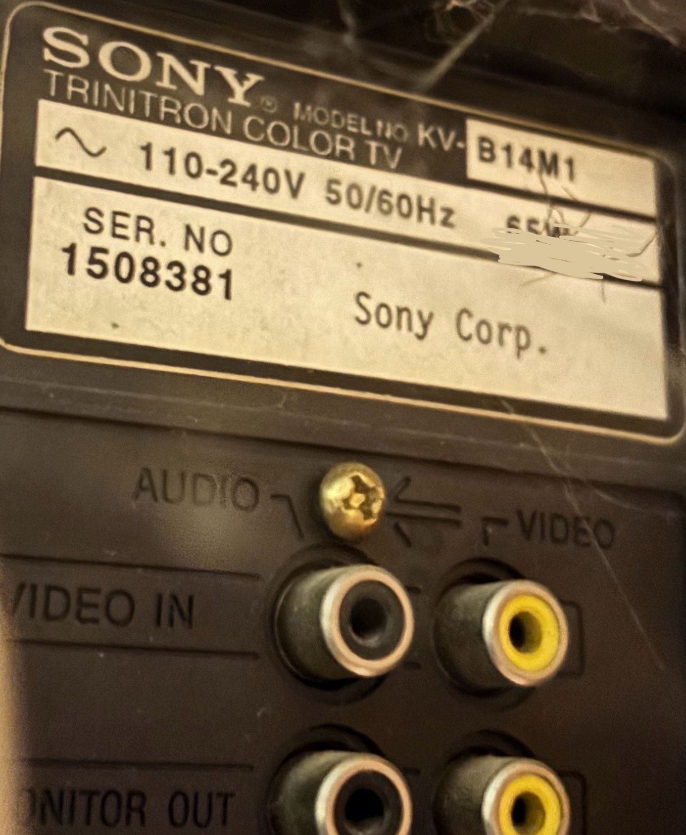 Телевізор  Sony ( Японія ) б/у  в робочому  стані .