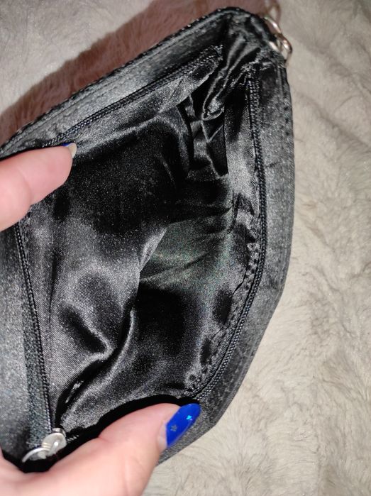 Вечірня сумочка клатч зі штучного шовку