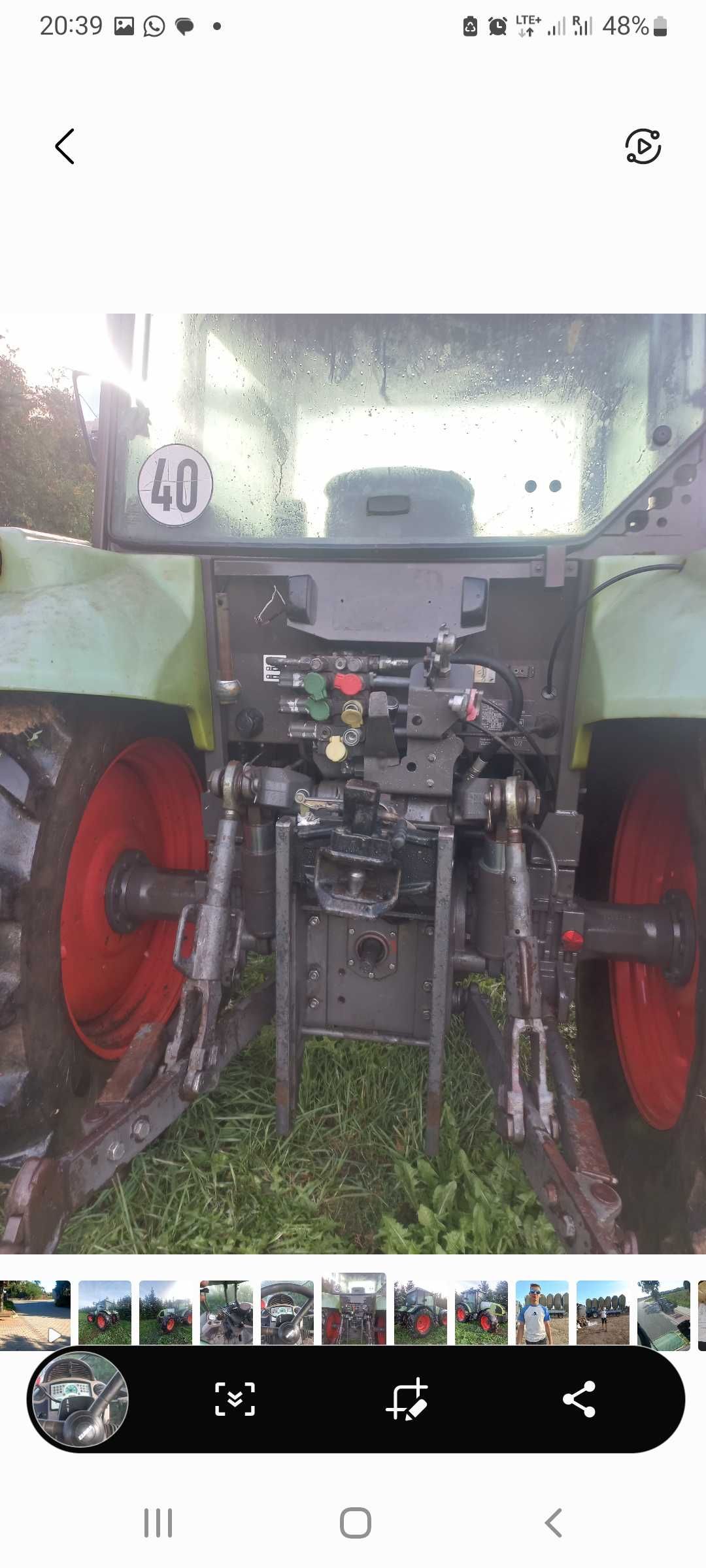 Claas Celtis 456 RX pneumatyka 2006 r john deere