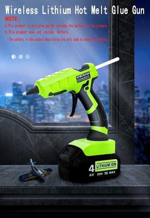 Клейовий пістолет Бездротовий