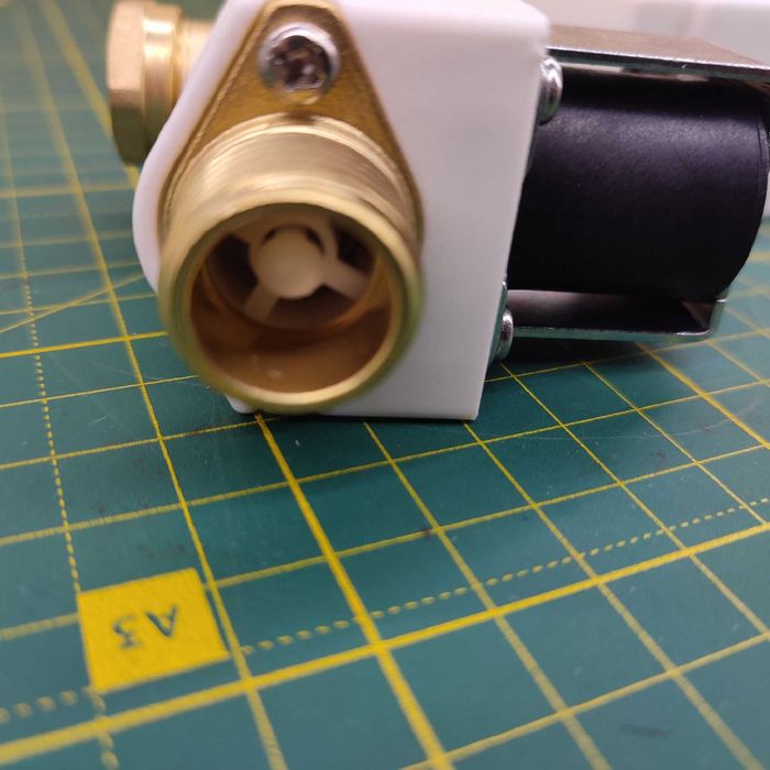 Клапан электромагнитный с фильтром 12 вольт нормально-закрытый