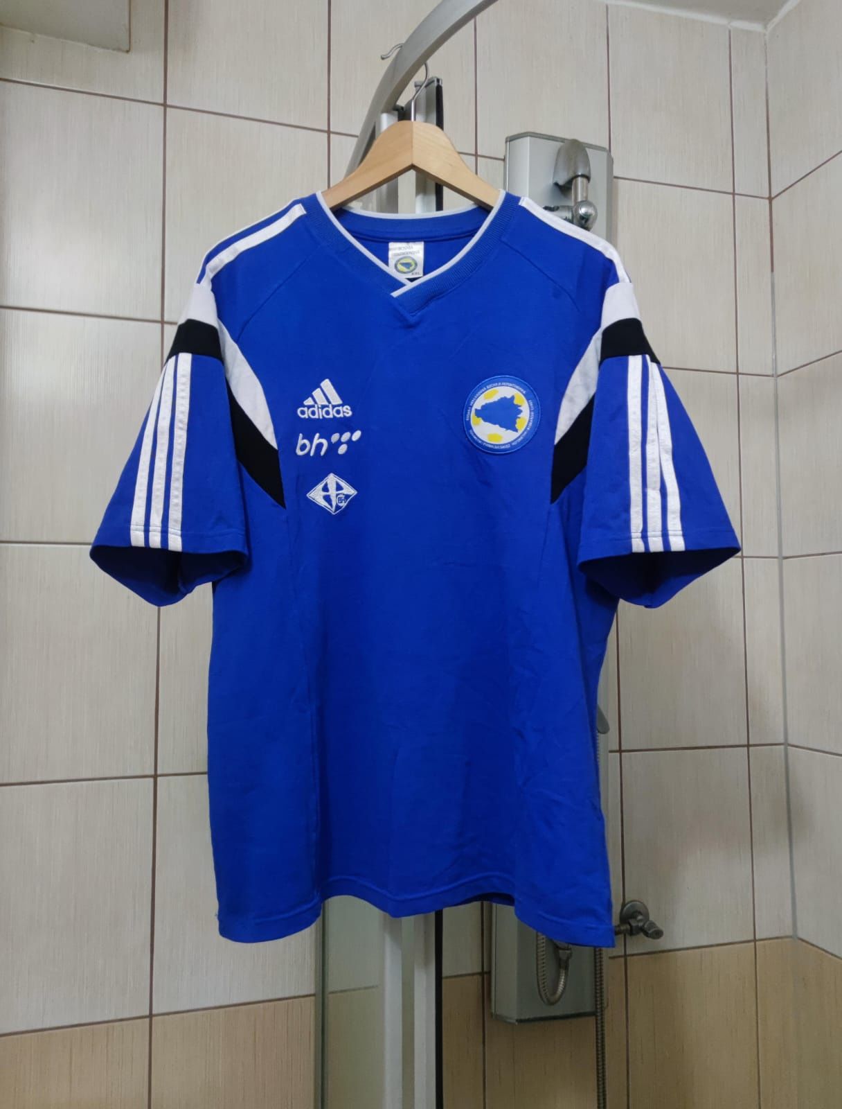 bluzka męska  koszulka t-shirt męski sportowa piłkarska XL XXL adidas