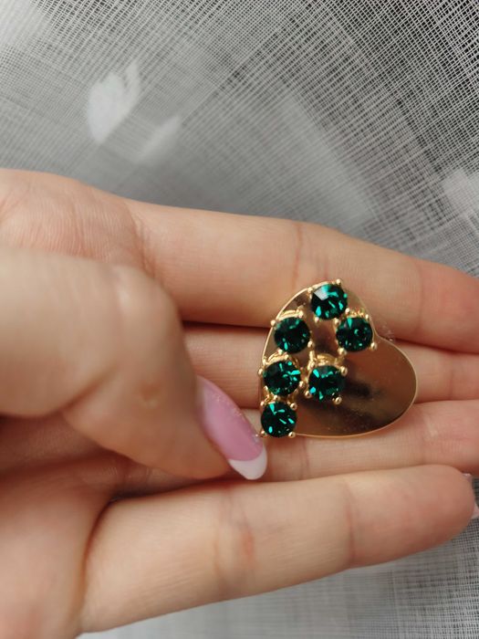 Kolczyki szmaragdowe