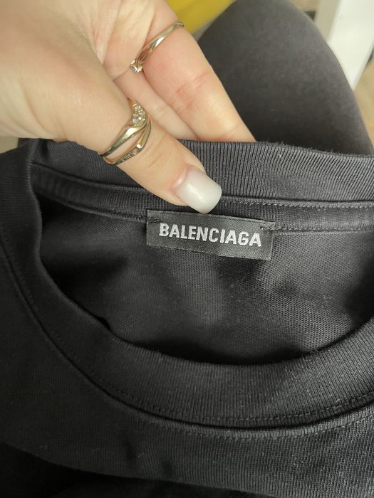 Koszulka męska Balenciaga, oryginalna, z metką