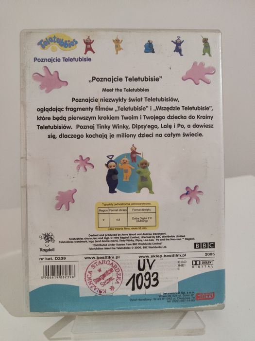 Teletubbies Poznajcie Teletubisie - płyta DVD