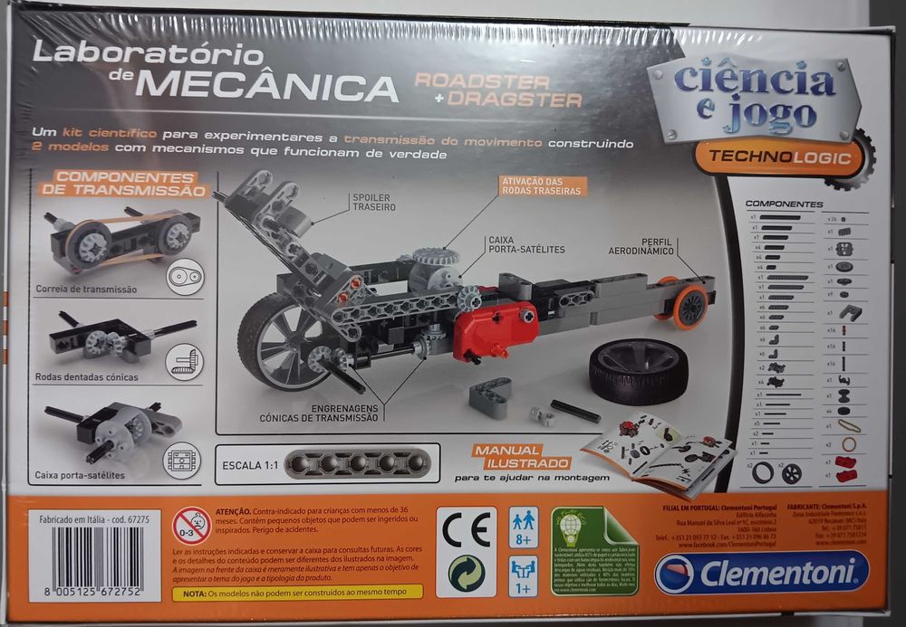 Construcao de moto de estrada da Ciência e Jogo