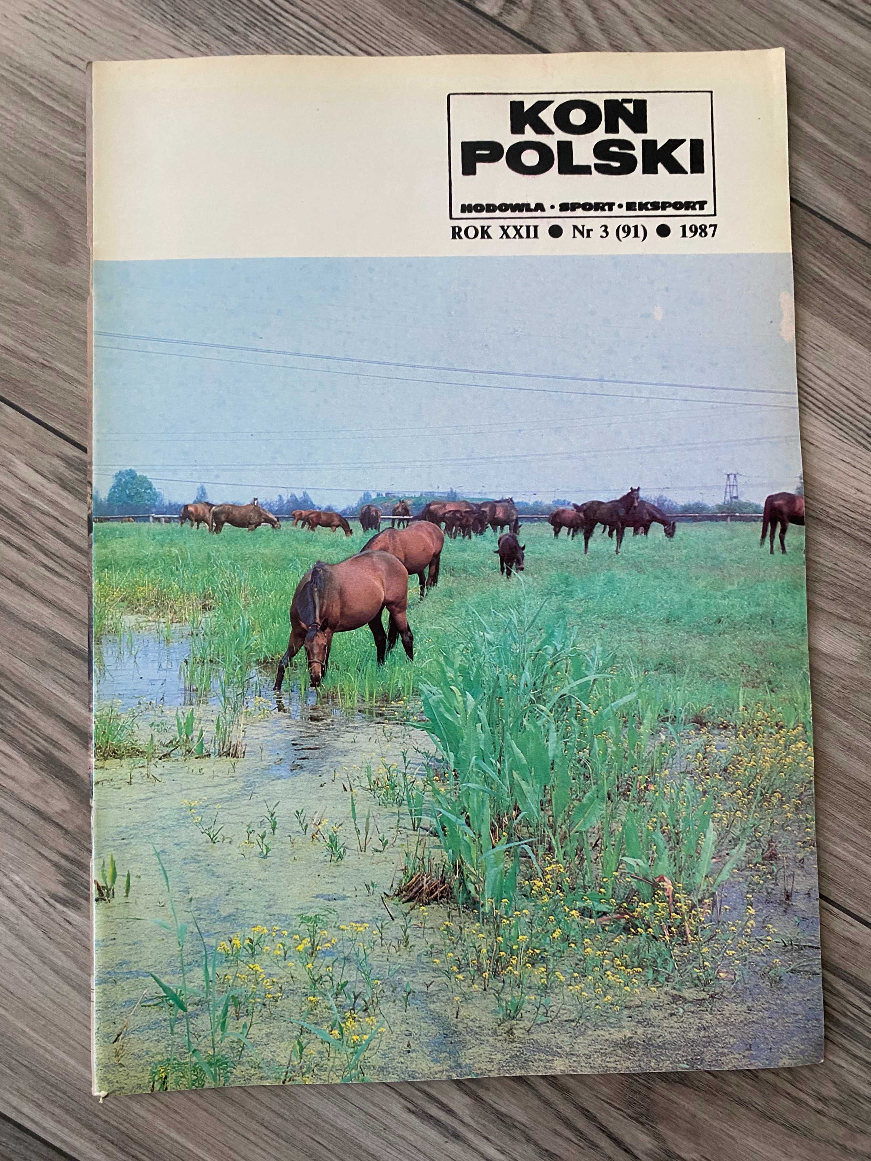 Czasopismo Koń Polski 1987 rok - 6 numerów
