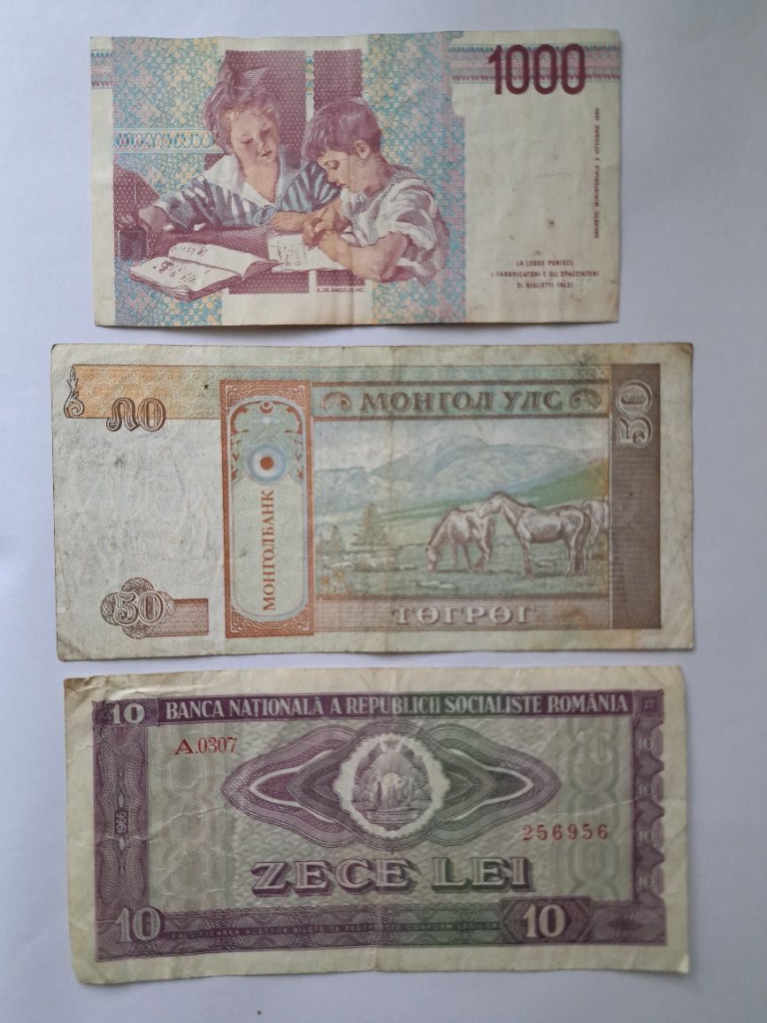 Stare banknoty ze świata.