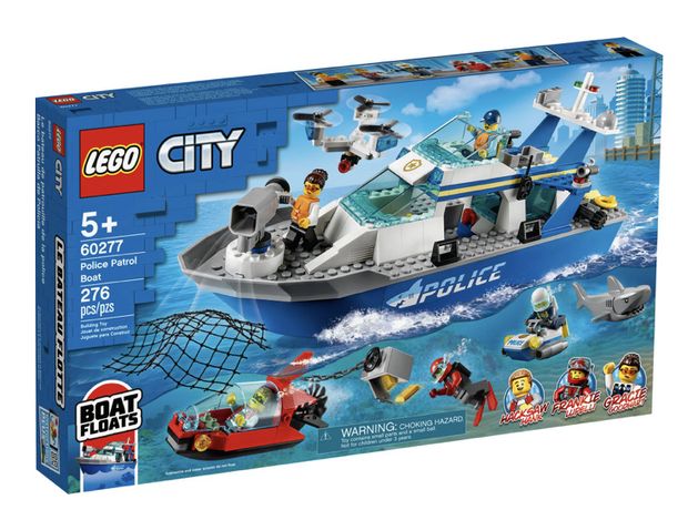 LEGO City Полицейская патрульная лодка (60277)