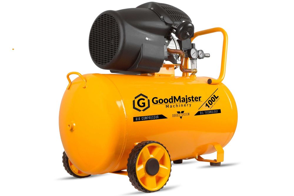 Kompresor olejowy dwutłokowy 100L 2200W GMM-AC100V2|NOWY|WYSYŁKA|