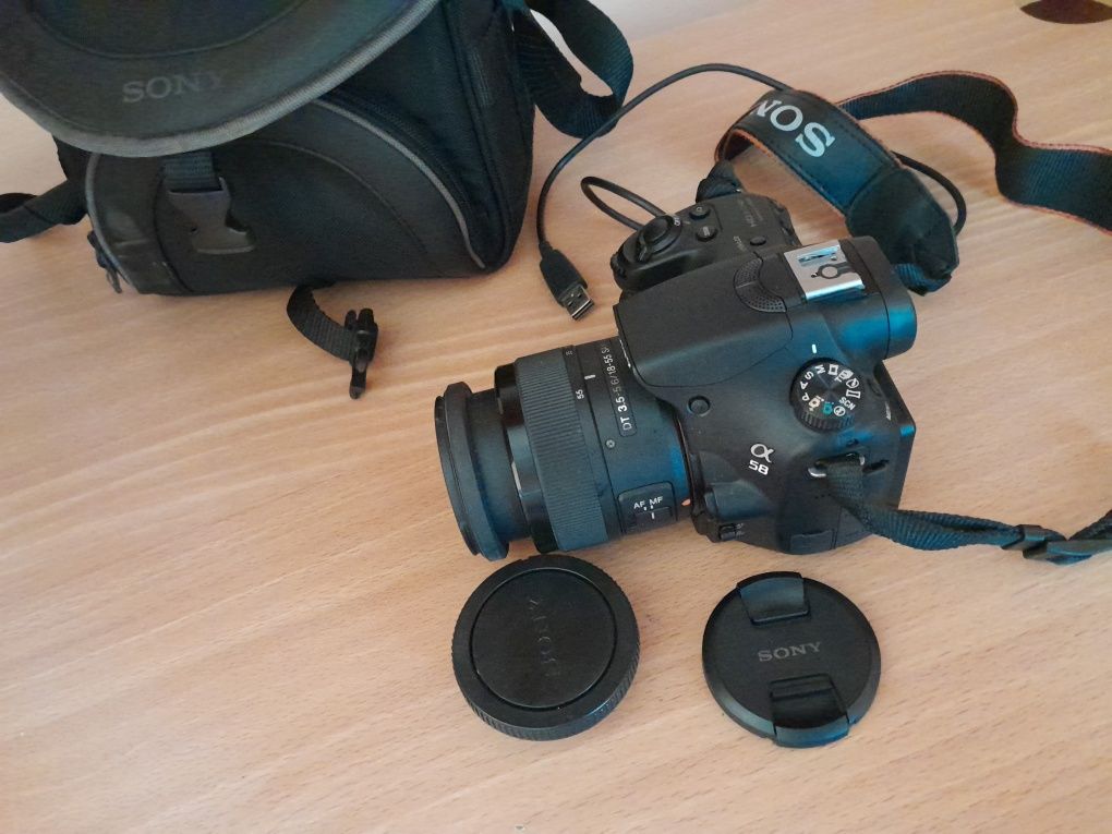 Фотоапарат Sony Alpha SLT-A58 18-55mm Kit