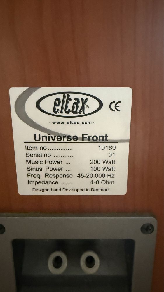 Kolumny Eltax 5 szt + subwoofer