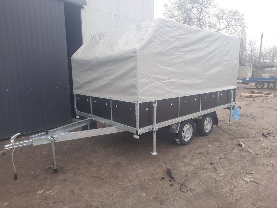 Акція, Тент фура на причіп 2-1.3 ПВХ, купить тент. М'які вікна для Аль