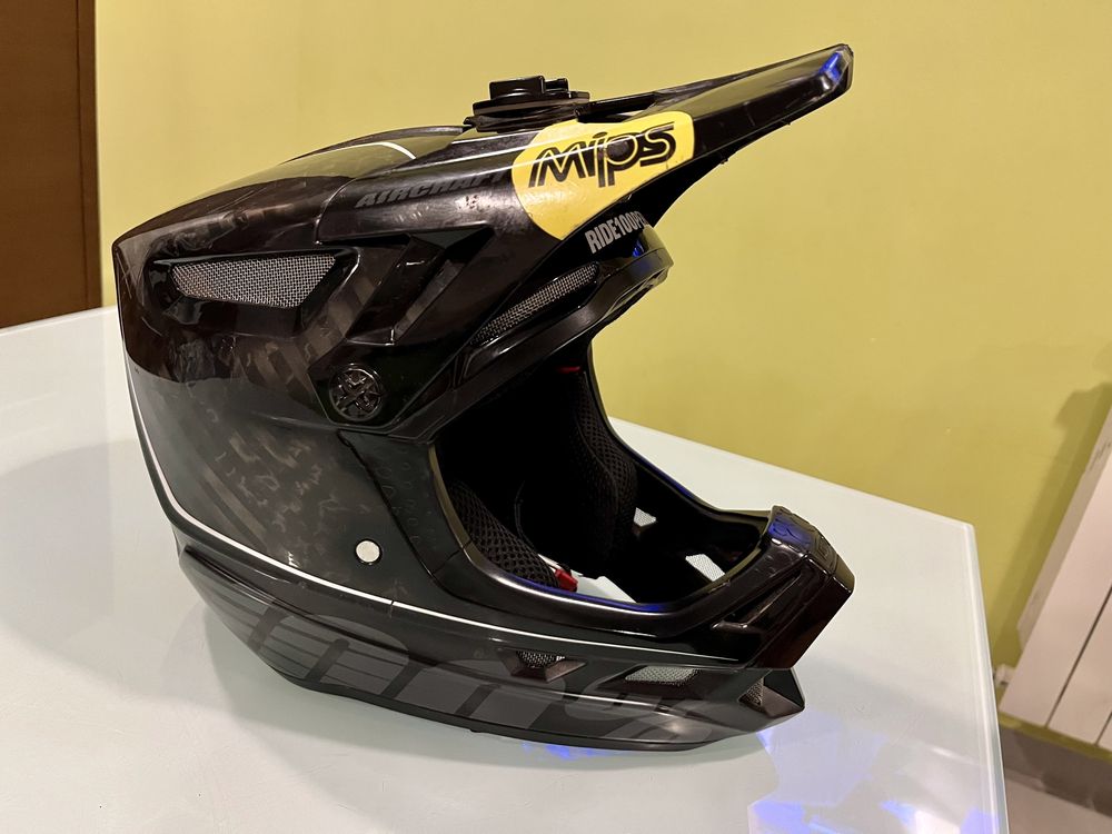 Capacete mips downhill carbono 100% Aircraft