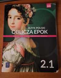 Podręcznik do języka polskiego Oblicza Epok 2.1 WSiP