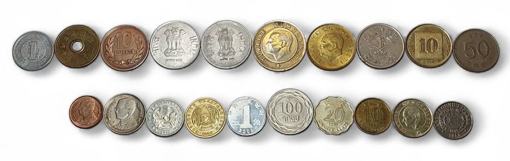 Набір монет Азії