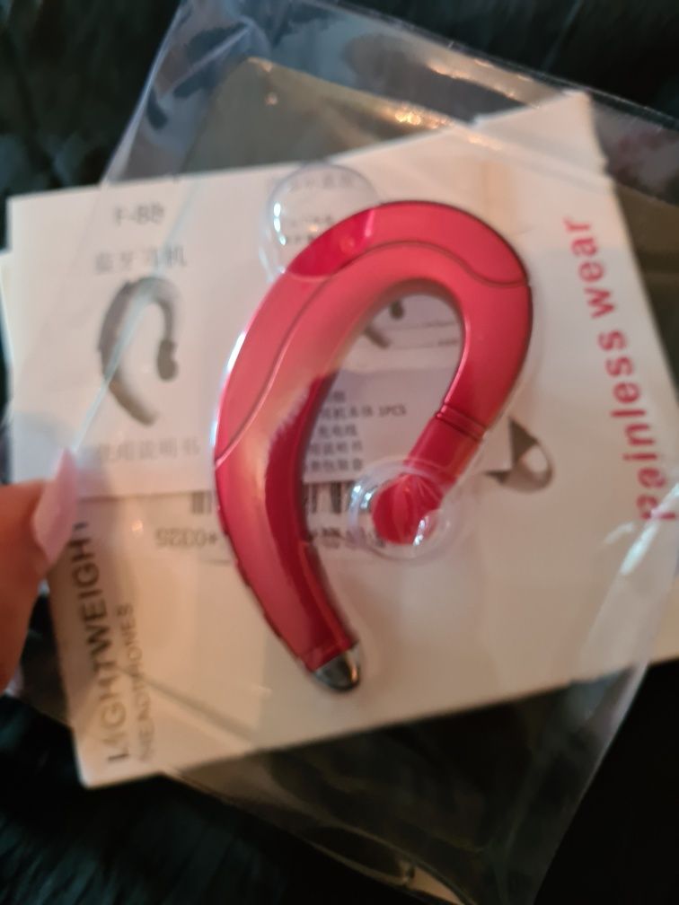 Auricular Bluetooth vermelho