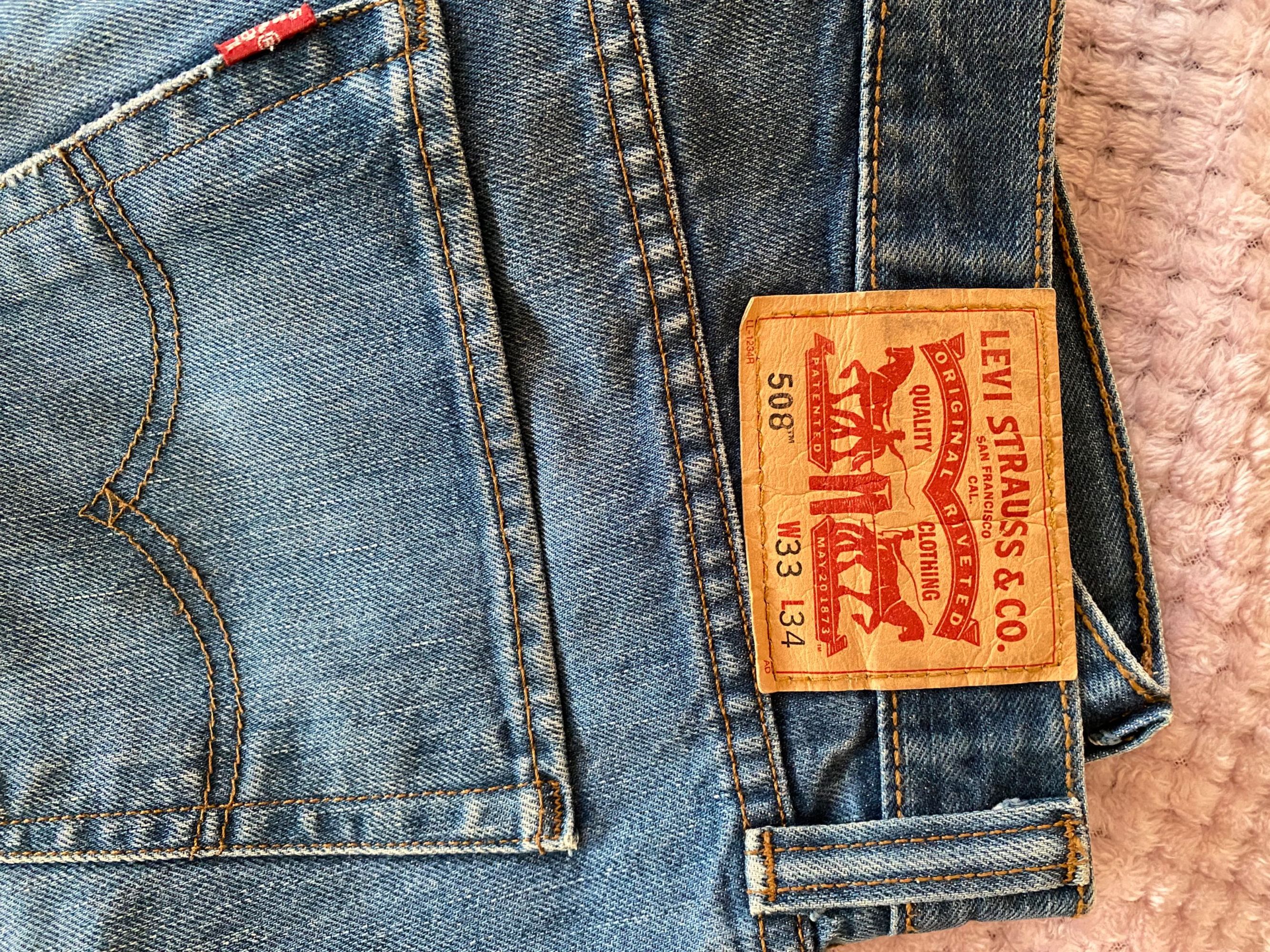 Джинси Levis 508 чоловічі W33 L34