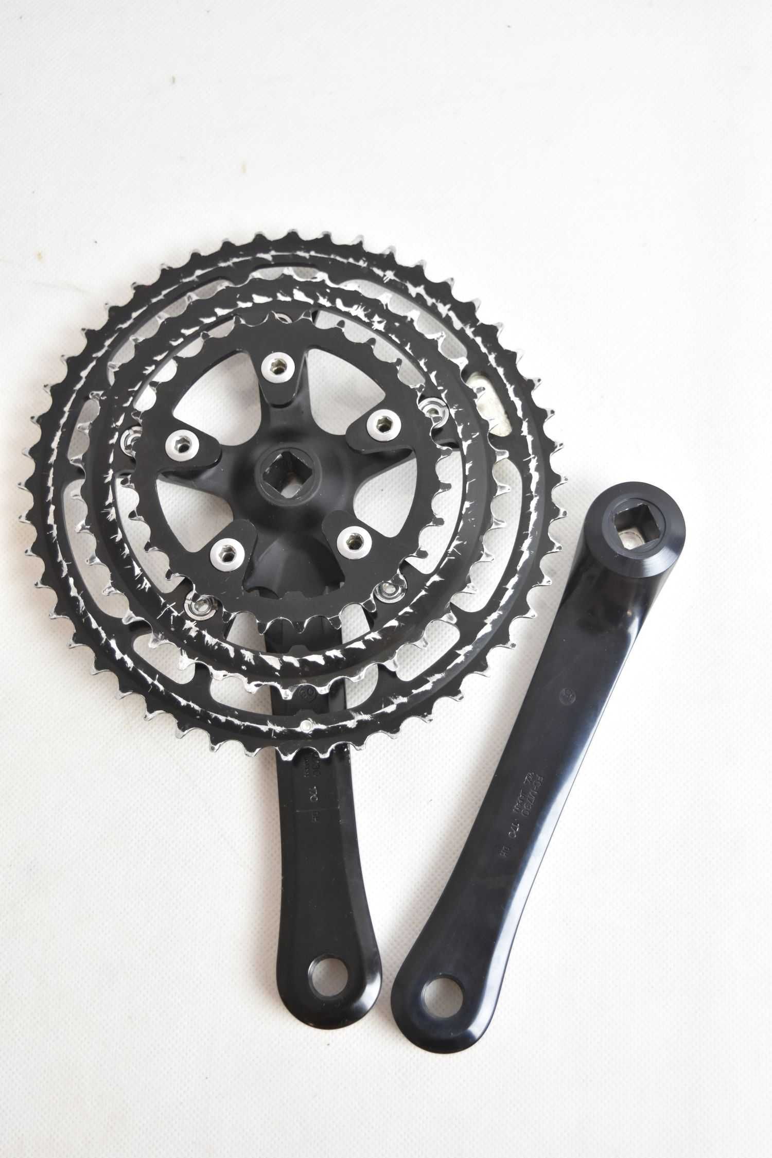 korba SHIMANO DEORE XT fc-m730 ! 170mm ! 28-38-48z ! czarna - rarytas
