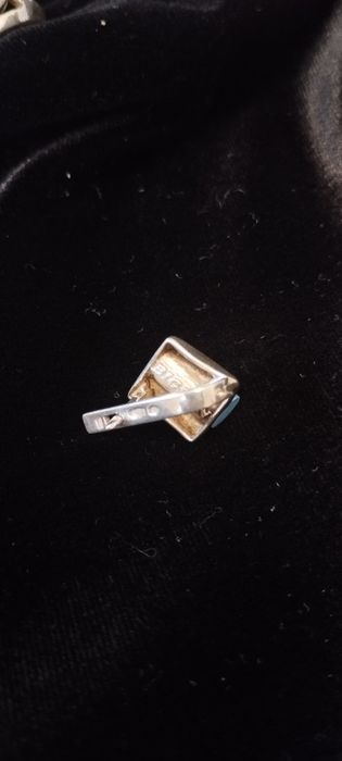 серебро набор  с бирюзой.