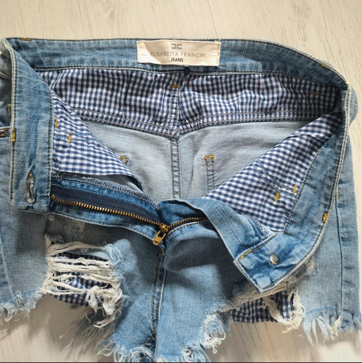 Szorty jeansowe Elisabetta Franchi r. 28 - 36/38