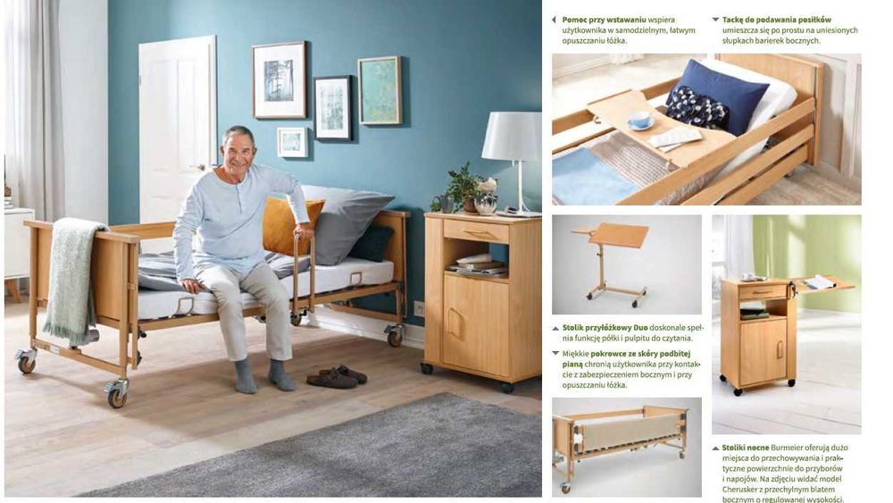 Łóżko Rehabilitacyjne Burmeier Dali ECON - NOWE - PROMOCJA
