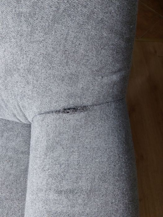 SOFA 2 osobowa szara