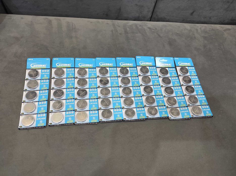 Bateria CR2450 firmy GutAlkali 40 sztuk.