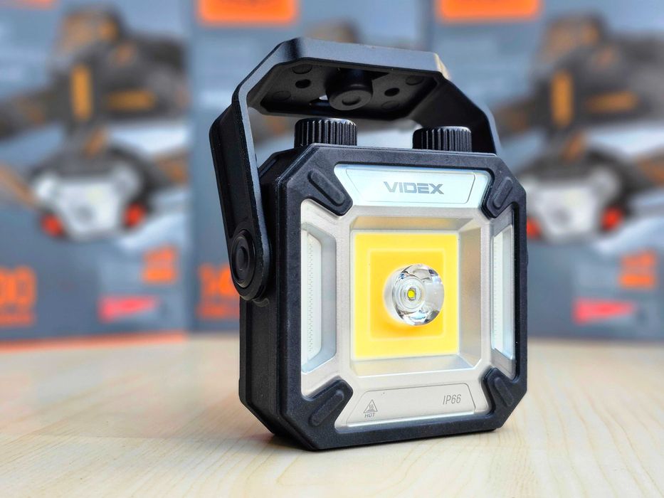 VIDEX VLF-M048 1500Lm портативний ліхтарик; Захист від води та падінь!