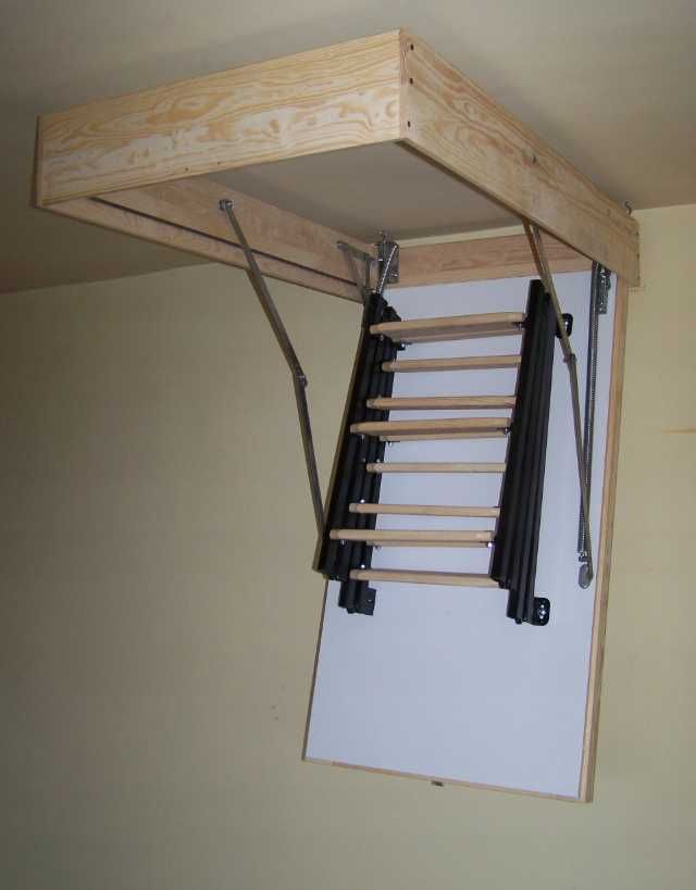 Schody strychowe ocieplane Termo metalowo-drewniane 70x110 gr. 53mm
