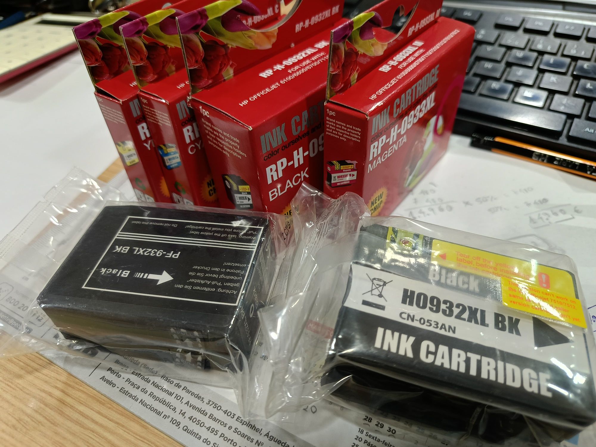 Tinteiros para HP
