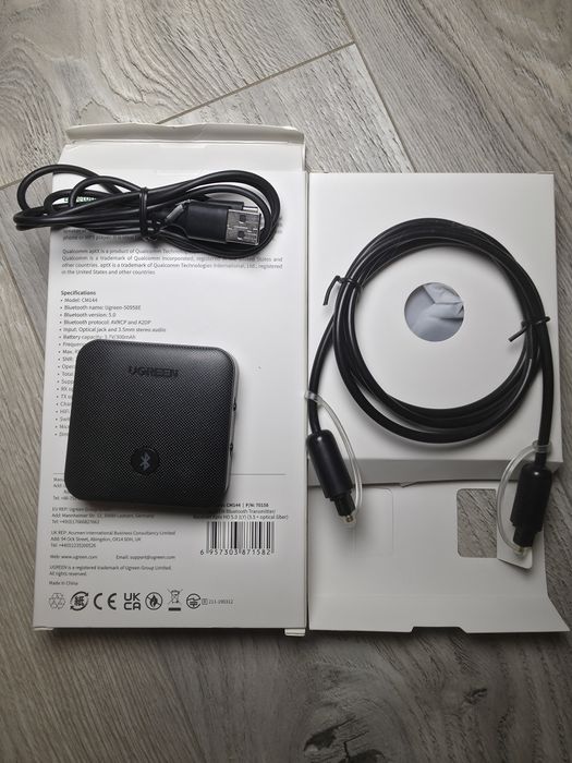 Bluetooth USB UGREEN CM144 Aptx HD 5.0