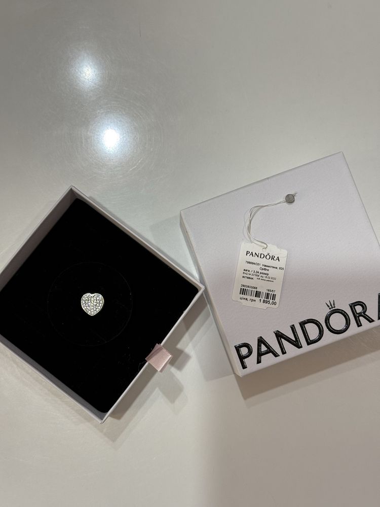 Pandora срібна намистина ОРИГІНАЛ