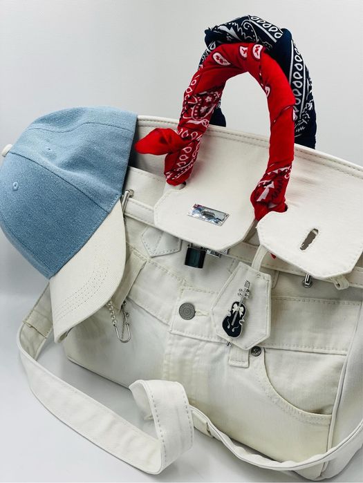 Сумка джинсовая