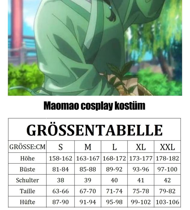 Fiamll Maomao przebranie na karnawał Hanfu sukienka aptekarz pamiętnik