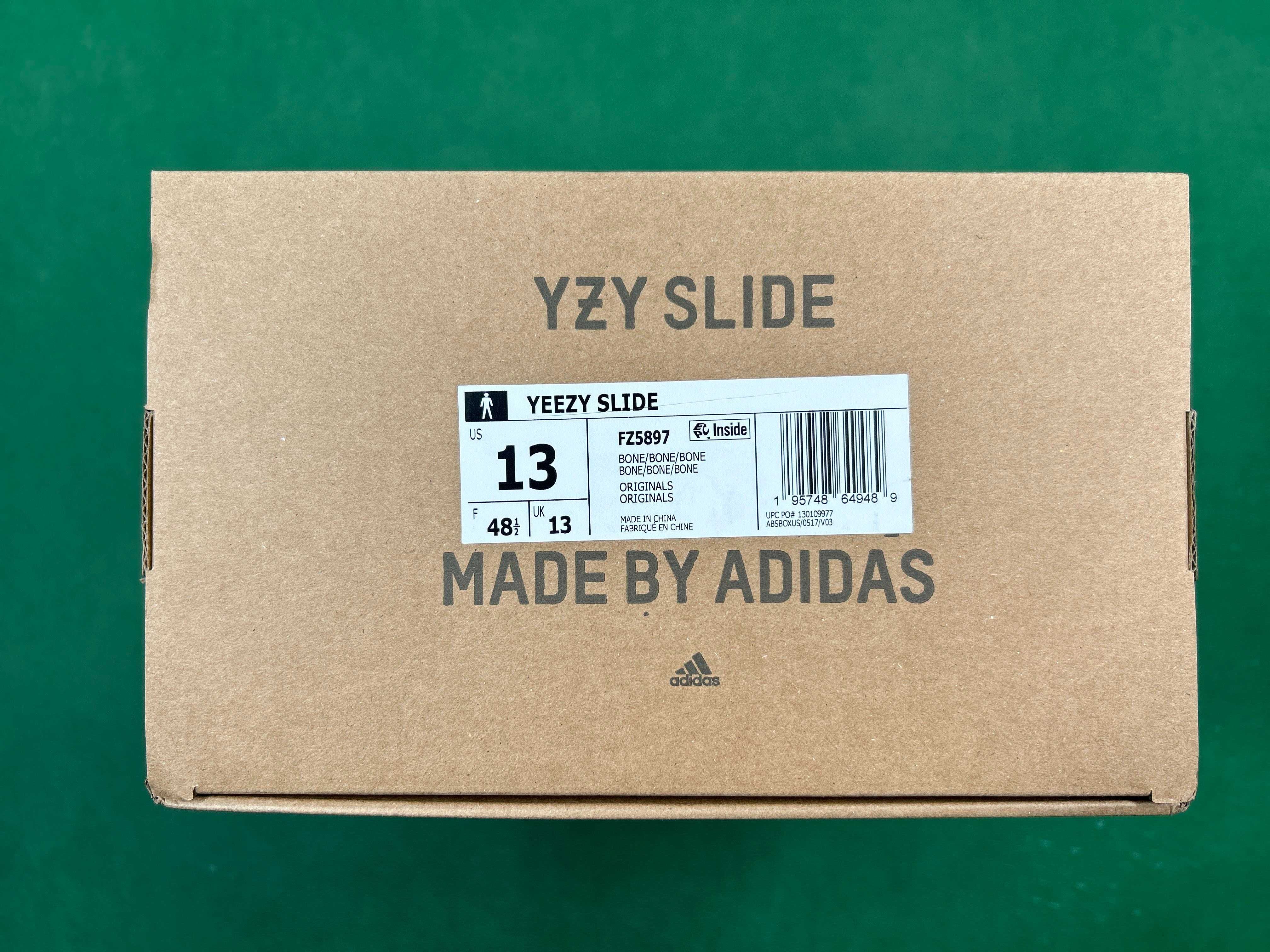 Adidas Yeezy Slide White Bone