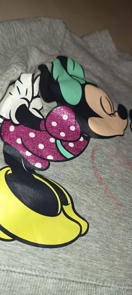 Piękny dres dla dziewczynki Myszka Minnie 80