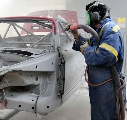 Антикоррозийная обработка кузова пескоструй задувка днища