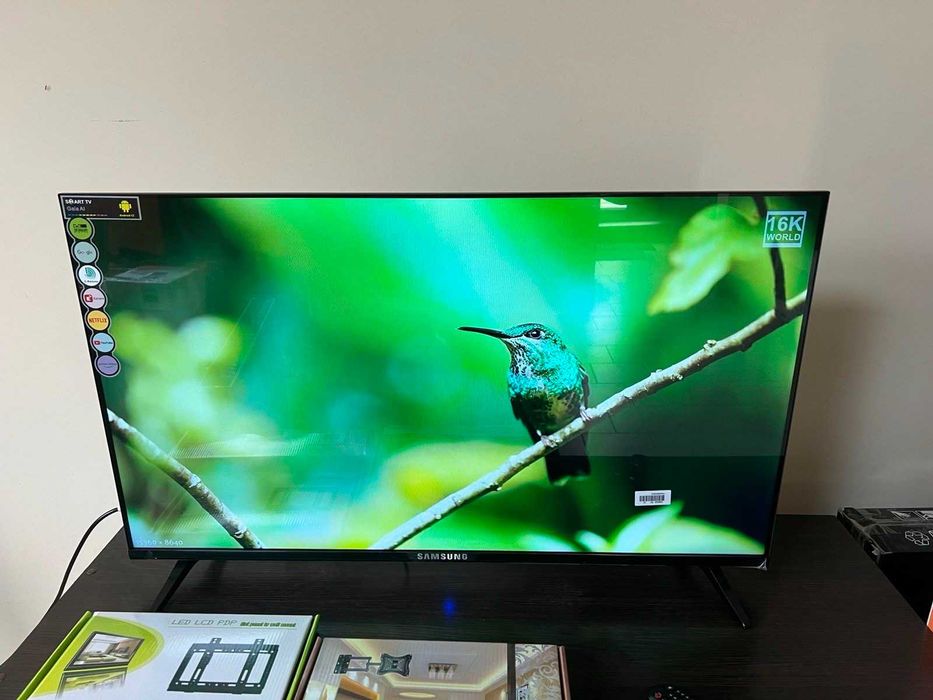 РОЗПРОДАЖ! Телевізор Самсунг 32 дюйма Смарт+Т2 тюнер, 4КHD, Android 14