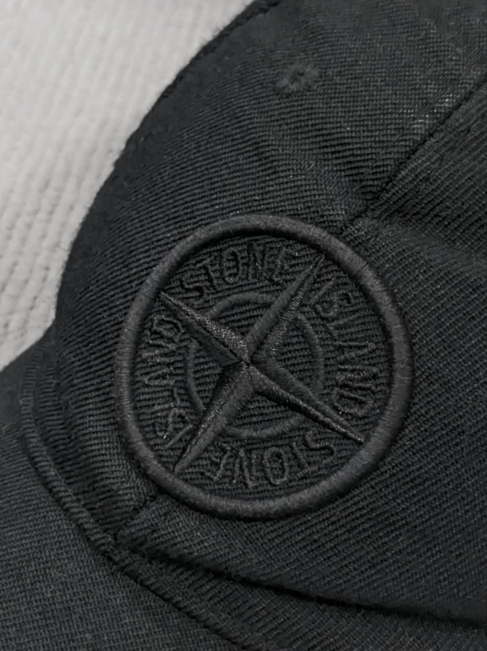 Кепка Stone Island Black Compass Motif Cap Оригинал