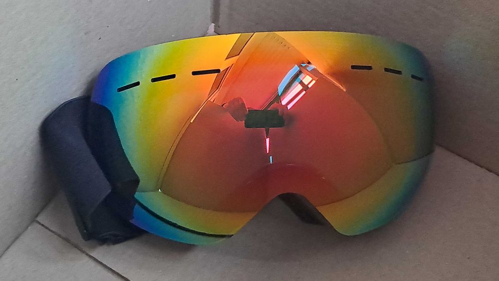 Лыжные очки с двойным стеклом Winter red sport