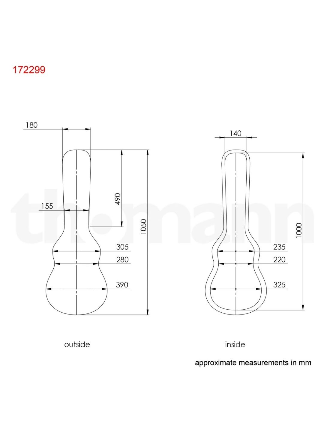 Thomann Guitar Case Single Cut