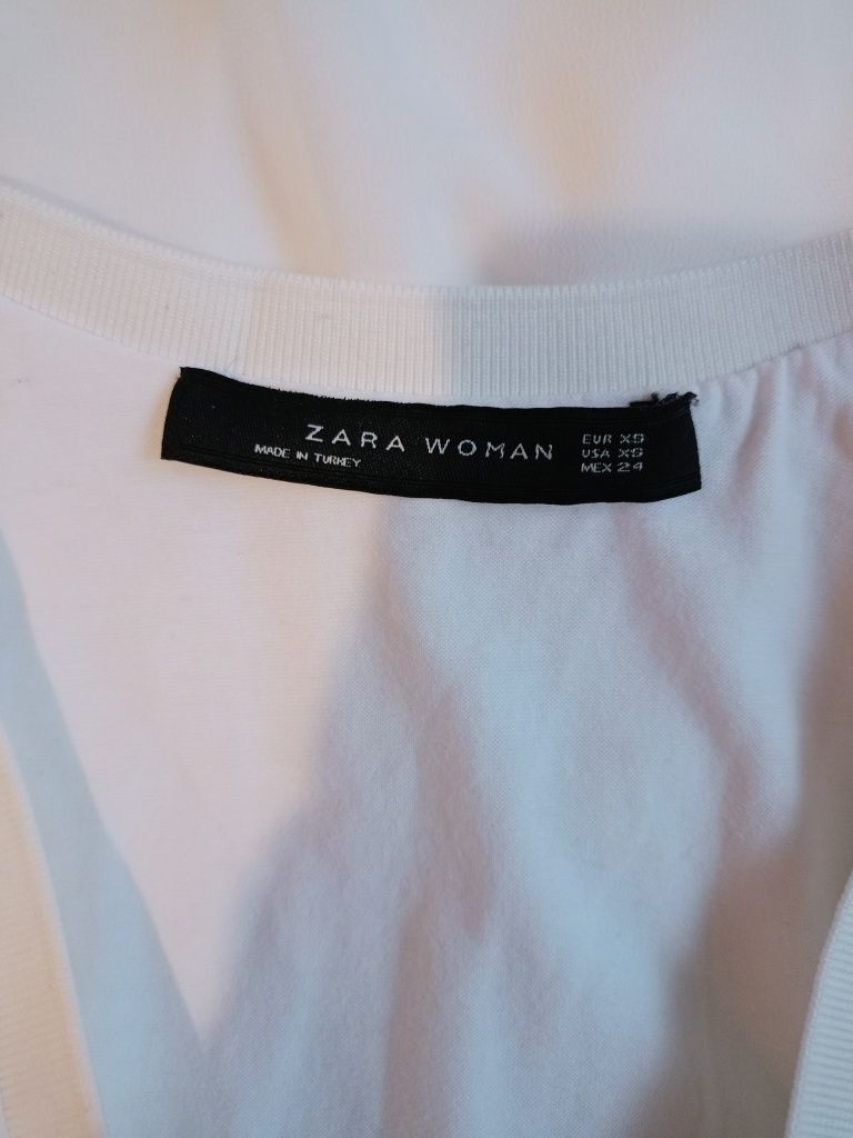Bluzka biała Zara.
